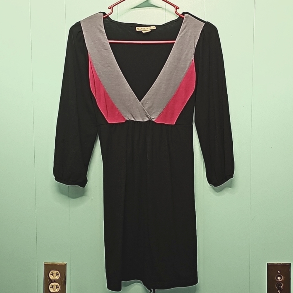 Long baby doll quarter sleeve top